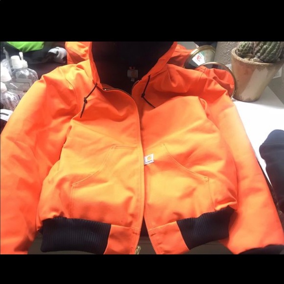 Carhartt Other - Blaze Orange Carhartt Coat